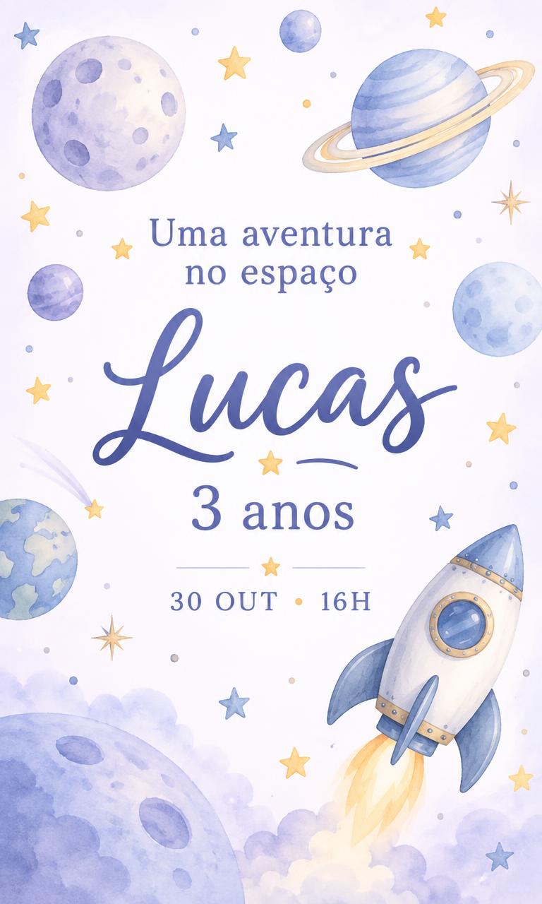 Exemplo ilustrativo Astronauta